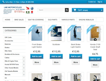 Tablet Screenshot of lmemotorcycles.com